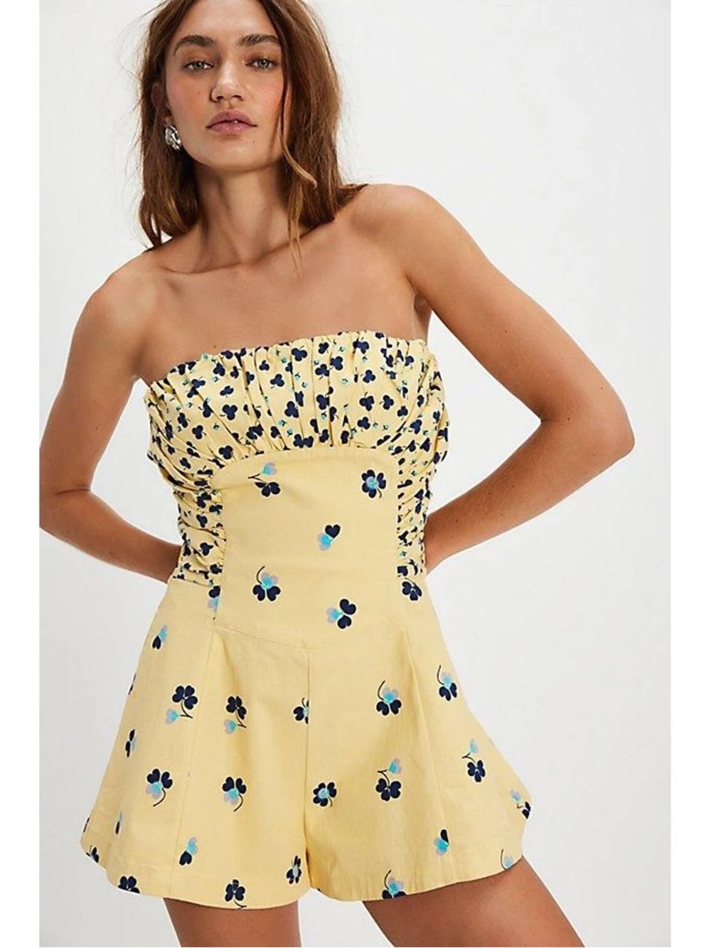 NWOT Free People Rolland Romper